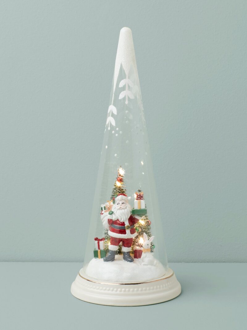 Merry & Magical Lit Santa With Gifts Figurine
